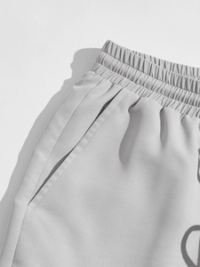 Pantalones cortos clásicos para hombre, con cordón, cintura y bolsillos laterales - Product Image 3