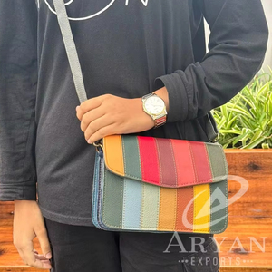 กระเป๋าสะพายข้างสำหรับผู้หญิงกระเป๋าถือหนังวัวแท้แบบสายสั้นกระเป๋าถือหนังคุณภาพสูง - Product Image 1