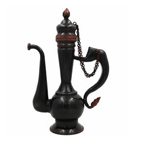 Récipient à eau en laiton, vase à verser, carafe à eau fonctionnelle, pot de table, porte-liquide pour boire de l'eau, style antique, maison - Product Image 5