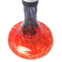 Accessoires de chicha de luxe en verre et alliage d'aluminium allemand, plusieurs designs, avec 2 tuyaux, haute qualité, prix de gros