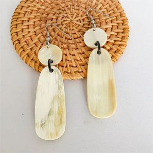 HF Crafts pendientes de cuerno de búfalo para mujer hechos a mano pulidos India moda bisutería precio barato estilo de amor ecológico - Product Image 4