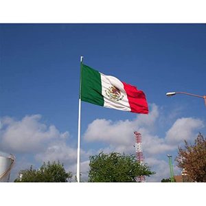 Bandera de México 2x3 de doble cara, bandera nacional mexicana para exteriores con 2 ojales de latón - Product Image 6