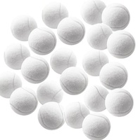 Pelotas de tenis de color blanco más vendidas recién llegadas para entrenamiento de tenis de mesa al aire libre partido de cricket servicio OEM pelotas blandas MOQ bajo