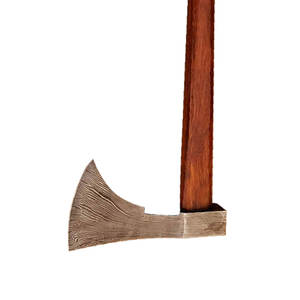 Venta al por mayor personalizado OEM ODM Cubiertos de fábrica mejor precio mango de madera Camping Damasco hacha cabeza profesional hecho en fábrica al aire libre - Product Image 5