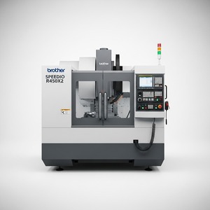 เครื่องจักรซีเอ็นซีแนวตั้งความแม่นยำสูง รุ่น Brother SPEEDIO R450X2 ระบบพาเลทคู่ ดีไซน์กะทัดรัด ทำงานได้อย่างมีประสิทธิภาพและแม่นยำ - Product Image 5