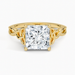 แหวนหมั้นเพชรรูปเจ้าหญิงเจียระไนแบบสามชิ้นสำหรับผู้หญิงแหวนหมั้นเพชรสำหรับห้องแล็บของขวัญคริสต์มาสสำหรับผู้หญิง - Product Image 1