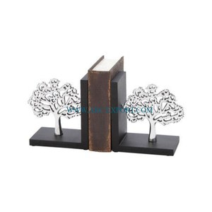 Standard White <b>Marble</b> <b>Large</b> Size Bookends Newly Arrival Table Decorative Metal and <b>Marble</b> Desk Bookends for Wholesale Supplier - Product Image 5