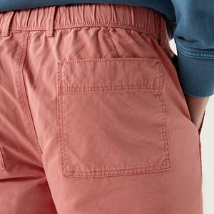 Bouton plus proche avec haute qualité fermeture éclair mouche sergé tissu été plage porter hommes marque pantalons courts couleur unie Shorts fournisseur - Product Image 6