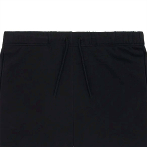 Classic Fleece <b>Black</b> <b>Shorts</b> for <b>Men</b> and Women Soft Comfortable Casual Everyday Wear Embroidered Solid Pattern for Lounging Gym - Product Image 6