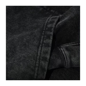 Sudaderas con Capucha de Felpa 100% Algodón, Bordadas con Diseño Personalizado, Estilo Urbano Otoñal, Lavado Ácido, Corte Holgado, Precio al por Mayor - Product Image 6