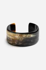 Brazalete de cuerno de búfalo de gran tamaño de lujo, nuevo estilo, joyería de moda hecha a mano para niñas, brazalete de cuerno artesanal personalizado - Product Image 4