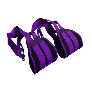 Ab <b>Straps</b> Custom Adjustable Lightweight Polyester Cotton Unisex Gym Weightlifting Hanging Slings for <b>Knee</b> & Leg Raises Ab <b>Straps</b> - Product Image 4