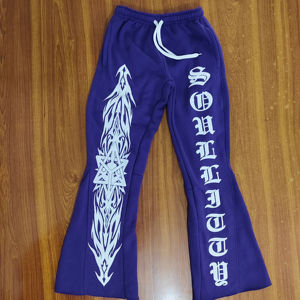 กางเกงจ็อกเกอร์ทรงบานผ้าฟลีซสำหรับฤดูหนาว ไซส์พลัส สำหรับทุกเพศ ผลิตจากโพลีเอสเตอร์ - Product Image 1