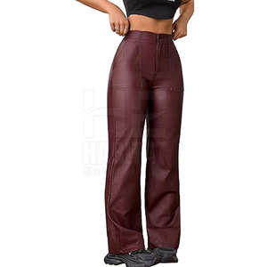 Pantalones de Cuero para Mujer Hechos en Pakistán, Cuero Suave, Material Duradero y Cómodo, Diseño Elegante para Uso en Exteriores - Product Image 3
