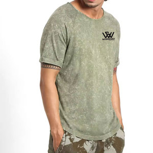 เสื้อยืดลำลองสำหรับผู้ชายซักและตากแดดผ้าฝ้าย100% พิมพ์ลายทรงหลวมพอดีตัว - Product Image 3