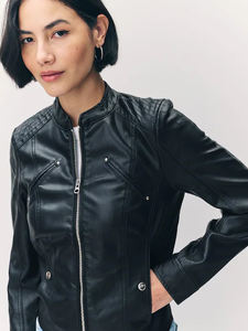 Abrigo Casual de Otoño para Mujer, Transpirable, de Poliéster y Algodón, Largo Regular, Cierre de Cremallera, Manga Larga, Color Sólido, Estilo Vintage, con Bolsillos - Product Image 6