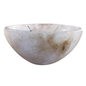 Tazón de piedra natural para decoración, tazón de cristal de piedras preciosas, piedra lunar, arcoíris - Product Image 3