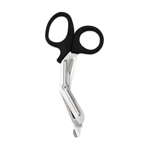 Versatile Stainless Steel Bandage Scissors: Ideal for Home, Clinic, and Hospital Use EMT Nursing Scissors With Plastic Handle
