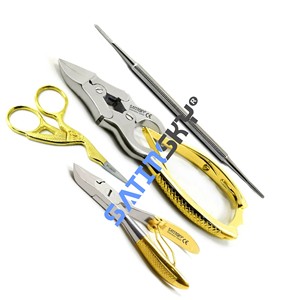 Coupe-cuticules en acier inoxydable, pousse-ongles, dissolvant de gel UV, pince, baguette magique, ensemble d'outils professionnels de manucure et pédicure - Product Image 2