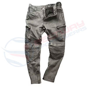 กางเกงหนังของผู้ชายเสื้อกันลมสไตล์สปอร์ตกันลม2024กระเป๋าระบายอากาศผ้าแคนวาส - Product Image 6