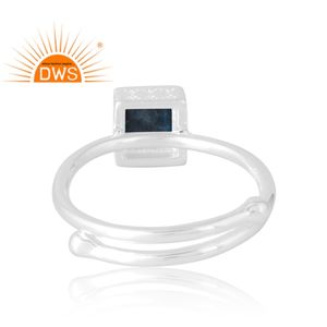 Nouveau design élégant 925 argent sterling kyanite naturelle bague en pierres précieuses fabricant de bijoux personnalisés - Product Image 2