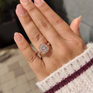 Vintage Style Milgrain Radiant Cut Lab Grown Diamond Women's Engagement Ring - Product Image 6