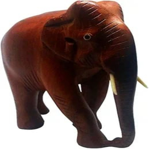 งานฝีมือ ช้างไม้ประดับตกแต่งบ้าน/สำนักงาน ดีไซน์ทันสมัย ทำจากไม้พะยูง ขนาด 2x4 นิ้ว เหมาะสำหรับงานแต่งงานและวันเกิด - Product Image 3