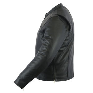 <b>Leather</b> <b>Jacket</b> Men Zipper <b>Jacket</b> Wholesale Factory Price <b>Leather</b> <b>Jacket</b> Men High Quality <b>Real</b> - Product Image 4