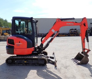 Mini-excavatrice Kubota KX033-4 2020 - Excavatrice compacte diesel durable de 3,3 tonnes avec pompe à engrenages et roulement - Product Image 2