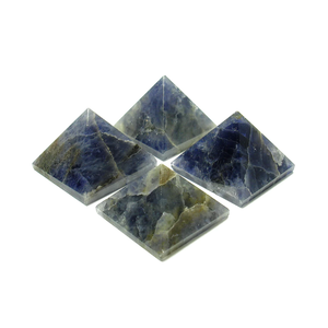 Pyramide de cristal naturel bleu Iolite guérison pyramide de cristal pierre naturelle pyramide d'agate de guérison grossiste - Product Image 5
