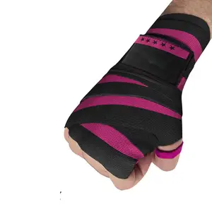 2023 pellicola applicata a mano personalizzabile Stretch Wrap Pair 180in Hand Boxing Support Wraps Wrist Training o Fitness Kickboxing Hand