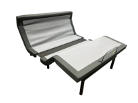 ENKE NK-DA09 2023 Promotion : Lit Moderne Pliable et Réglable de Haute Qualité avec Trois Moteurs, Fonction d'Inclinaison de la Tête et Rangement - Prix Promotionnel
