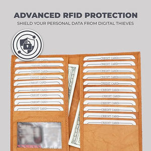 Cartera de piel auténtica ligera de alta calidad para hombre, diseño de logotipo personalizado, longitud larga, precio al por mayor directo de fábrica - Product Image 5