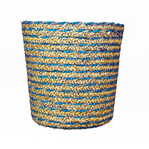 Classic Cotton <b>Jute</b> Rope Seagrass Plant <b>Basket</b> Eco-Friendly Indoor/Outdoor Garden Planter Flower Pot Woven Storage Organizer - Product Image 6