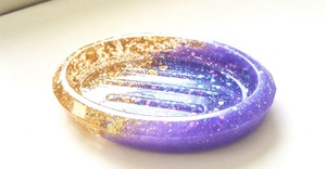 Porte-savon en résine époxy, forme personnalisée, couleur personnalisée, vente chaude, porte-savon en résine de haute qualité - Product Image 5