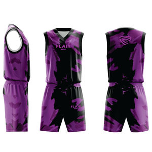 Ensemble de maillots de basket-ball de haute qualité pour hommes impression numérique personnalisable chemise de sport respirante hauts shorts vêtements de basket-ball - Product Image 1