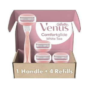 Gillette Venus comfortglide ชาขาว4จำนวนและบวก Olay 2จำนวนมีดโกนเติมใบมีดโกนสำหรับผู้หญิงเพื่อการโกนที่เปล่งปลั่งและเรียบเนียน - Product Image 3