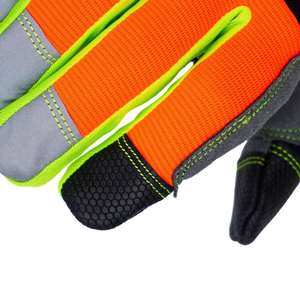 Guantes de Bombero Reflectantes de Alta Visibilidad, Resistentes a Cortes, Retardantes de Llama, Seguridad para Bomberos - Product Image 6