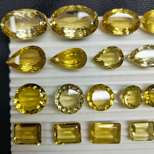 Piedra Preciosa de Cuarzo Limón Natural Hecha a Mano de Alta Calidad, Corte Mixto de Grado Superior, Amarillo, Tamaño Libre, Piedra Suelta, Gemas Mehrajudin, Tercera Parte - Product Image 1