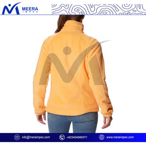 Veste polaire élégante pour femmes avec doublure respirante en fausse fourrure Poches zippées Col haut pour les activités de plein air en hiver - Product Image 5