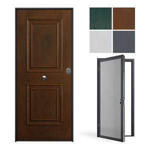 Puerta de Seguridad Antirrobo EVOLUTION con Estructura de Aluminio y Panel Exterior de Fibra de Vidrio ARES, Diseño Tradicional - Product Image 2