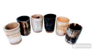 Horn Shot <b>Glass</b> Drinkable <b>Tumbler</b> <b>Glass</b> High Quality Natural Buffalo Horn <b>Glass</b> Customize Size - Product Image 4