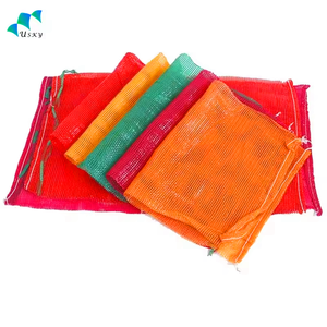 Approvisionnement d'usine de haute qualité jaune vif 45x75cm 38*78 Leno sacs d'oignon en maille rouge emballage d'<span class=keywords><strong>ail</strong></span> pour le marché du Yémen - Product Image 5