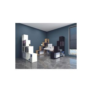 Estantería versátil de madera Scala, librero, organizador para sala de estar u oficina que ahorra espacio, de fabricante turco - Product Image 5