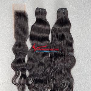 Extensions de Cheveux de Trame de Luxe Vierge Brut en Gros à Double Tirage de Cheveux Humains Vietnamiens Prêt à Expédier - Product Image 4