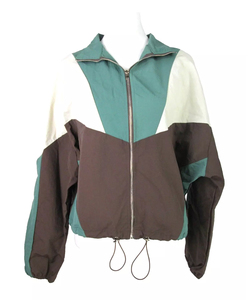 Veste coupe-vent légère pour homme Couleur contrastante respirante et imperméable avec capuche pour les activités de plein air Tenue décontractée - Product Image 2