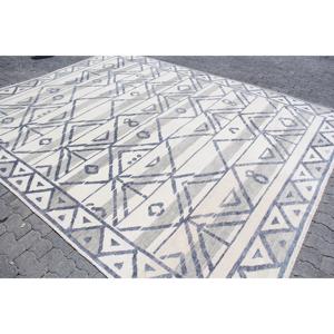 พรมวินเทจตุรกีขนาดใหญ่พิเศษ 9.3x11.6 ฟุต (284x354 ซม.) พรมโมร็อกโกสีเทา - Product Image 2