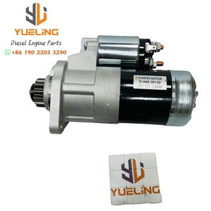 YUELING OEM Démarreur MM409-413 31A66-00102 12V 2KW 13T Compatible avec Mitsubishi S4L S4L2 S3L <span class=keywords><strong>K4M</strong></span> K4N <span class=keywords><strong>MOTEUR</strong></span> DIESEL - Product Image 1