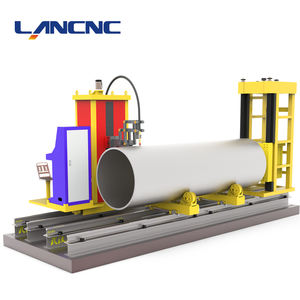 Máquina cortadora biseladora de plasma CNC de tubo grande de tubo de acero redondo de gran diámetro para construcción de metal - Product Image 6