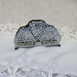 Meilleure vente de porte-serviettes taille personnalisée qualité supérieure en métal couleur or rose présentoir à mouchoirs pour décoration de table porte-serviettes - Product Image 5